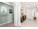 Inviting foyer featuring tile floors, neutral paint, and a view into the main living areas at 11445 S 44Th St, Phoenix, AZ 85044