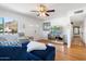 Cozy living room with plush seating, hardwood floors, and lots of natural light at 1309 E Echo Ln, Phoenix, AZ 85020