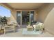 Relaxing back patio with comfortable seating and an inviting atmosphere at 18465 W Fulton St, Goodyear, AZ 85338