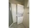 Bathroom featuring a stacked washer/dryer at 2315 S Seminole Dr, Apache Junction, AZ 85119