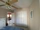 Bedroom features a view of the dining area and a closet at 2315 S Seminole Dr, Apache Junction, AZ 85119