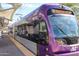 Close up view of a Valley Metro train at a light rail station at 240 W Missouri Ave # 13, Phoenix, AZ 85013