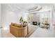 Bright living room featuring tile floors, recessed lighting, and a fireplace at 2514 E Montebello Ave, Phoenix, AZ 85016