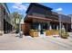 Exterior view of Bisutoro Sushi Bar and Grill featuring modern architecture and outdoor decor at 2514 E Montebello Ave, Phoenix, AZ 85016