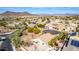 Stunning aerial view of a neighborhood highlighting mountain views and neat landscaping at 2525 E Misty Willow Ln, Phoenix, AZ 85024