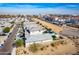 Aerial view of homes in the neighborhood showcasing backyard, outdoor living space, and the surrounding community at 3029 S 78Th Dr, Phoenix, AZ 85043