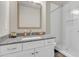 Well-lit bathroom showcasing granite counters, modern vanity, and glass-enclosed shower at 4188 N Plaza Dr, Apache Junction, AZ 85120