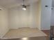 Bright dining area with neutral walls, flooring and fixtures that create a neutral space to dine at 614 W 7Th Ave, Mesa, AZ 85210