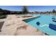 Resort-style community pool with ample seating and a separate area for lap swimming at 6225 S Boulder St, Gilbert, AZ 85298