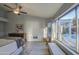 Main bedroom with natural light, backyard view and ensuite bathroom at 835 W Beechnut Dr, Chandler, AZ 85248