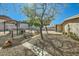 Spacious backyard featuring a covered patio, mature tree, and low-maintenance landscaping at 9031 N 14Th St, Phoenix, AZ 85020