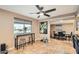 Bright breakfast nook with large windows and tiled floors at 9031 N 14Th St, Phoenix, AZ 85020