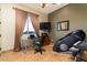 Office space with natural light, tile floors, massage chair, and mountain views at 10142 E La Palma Ave, Gold Canyon, AZ 85118
