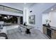 Bright dining area features modern furniture and an exterior patio view at 11578 N 80Th Pl, Scottsdale, AZ 85260