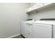 Clean laundry room area with washer and dryer included at 12031 E Chevelon Trl, Gold Canyon, AZ 85118