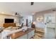 Open-concept living area with stylish decor, ceiling fan, and wood look flooring at 15056 N 43Rd St, Phoenix, AZ 85032