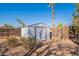 Backyard shed, and some trees at 180 S Maple St, Chandler, AZ 85226