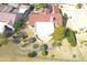 A beautiful aerial view showcases the home's tile roof and desert landscaping at 20113 N Lagos Ct, Surprise, AZ 85374