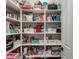 Walk-in pantry with lots of shelving at 20421 W Legend Trl, Buckeye, AZ 85396