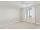 Neutral bedroom features carpet, large window with curtains at 2511 W Queen Creek Rd # 307, Chandler, AZ 85248