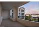 Private outdoor patio space offering community views with railings at 2511 W Queen Creek Rd # 307, Chandler, AZ 85248