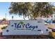 Attractive community sign for The Cays at Downtown Ocotillo luxury condos at 2511 W Queen Creek Rd # 323, Chandler, AZ 85248