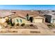 Aerial view of a single-Gathering home showcasing a tile roof and landscaped yard at 26199 S 227Th St, Queen Creek, AZ 85142