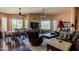 Comfortable living room with views and hardwood floors, ideal for relaxation and entertaining at 6620 S Front Nine Dr, Gold Canyon, AZ 85118