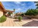 Backyard featuring a covered patio with columns at 7309 E Diamond Ave, Mesa, AZ 85208