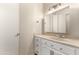 Bathroom vanity with cabinets and countertop at 7309 E Diamond Ave, Mesa, AZ 85208