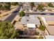 Aerial view of the home highlighting a private backyard and covered patio area ideal for outdoor relaxation at 7309 E Diamond Ave, Mesa, AZ 85208