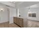 Kitchen island with cabinets providing extra storage space at 811 N Los Feliz Dr, Chandler, AZ 85226