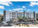 Aerial view of a modern apartment complex with well-maintained landscaping and convenient parking at 945 E Playa Del Norte Dr # 5005, Tempe, AZ 85288