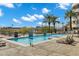 Beautiful pool area with ample seating, lush landscaping, and a relaxing spa, offering a resort-like experience at 945 E Playa Del Norte Dr # 5005, Tempe, AZ 85288