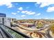 A skyline view from the balcony with mountain views and a cityscape at 945 E Playa Del Norte Dr # 5005, Tempe, AZ 85288