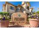 Elegant community sign at Presidio on N 96th Street, adding charm and curb appeal to the entrance at 9600 N 96Th St # 270, Scottsdale, AZ 85258