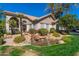 Stunning water feature surrounded by lush landscaping, providing a tranquil and attractive outdoor element at 9600 N 96Th St # 270, Scottsdale, AZ 85258