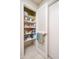 Organized pantry with shelving providing ample storage space for food and kitchen essentials at 10511 W Edgewood Dr, Sun City, AZ 85351