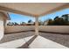 Covered patio with concrete slab and rock landscaping at 1612 Leisure World --, Mesa, AZ 85206