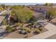 Birds eye view of a desert home with drought resistant gravel and plants at 25609 N 54Th Ln, Phoenix, AZ 85083