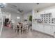 Cozy dining area with a ceiling fan and ample natural light at 3129 W Pierce St, Phoenix, AZ 85009