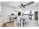 Open-concept space with a dining area that flows into the kitchen, complete with modern finishes and decor at 3129 W Pierce St, Phoenix, AZ 85009