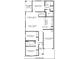 First floor plan featuring the layout of the bedrooms, kitchen, bathrooms and living spaces at 35436 N Breezy Ln, San Tan Valley, AZ 85140