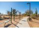 Outdoor exercise area featuring fitness equipment and a walking path at 4216 E Tether Trl, Phoenix, AZ 85050