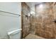 The bathroom showcases tiled walls in the shower at 4620 N 68Th St # 111, Scottsdale, AZ 85251