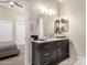 Bathroom featuring a large vanity and walk in shower at 8657 E Aster Dr, Scottsdale, AZ 85260