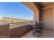 Enjoy the view from this balcony featuring rod iron and space for outdoor seating at 9715 N Azure Ct # 4, Fountain Hills, AZ 85268