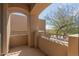 Outdoor balcony with desert view at 9715 N Azure Ct # 4, Fountain Hills, AZ 85268