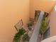 Picturesque courtyard featuring potted plants, rock landscaping, and architectural accents at 9715 N Azure Ct # 4, Fountain Hills, AZ 85268