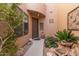 Inviting entryway featuring lovely desert landscaping and a private walkway at 9715 N Azure Ct # 4, Fountain Hills, AZ 85268